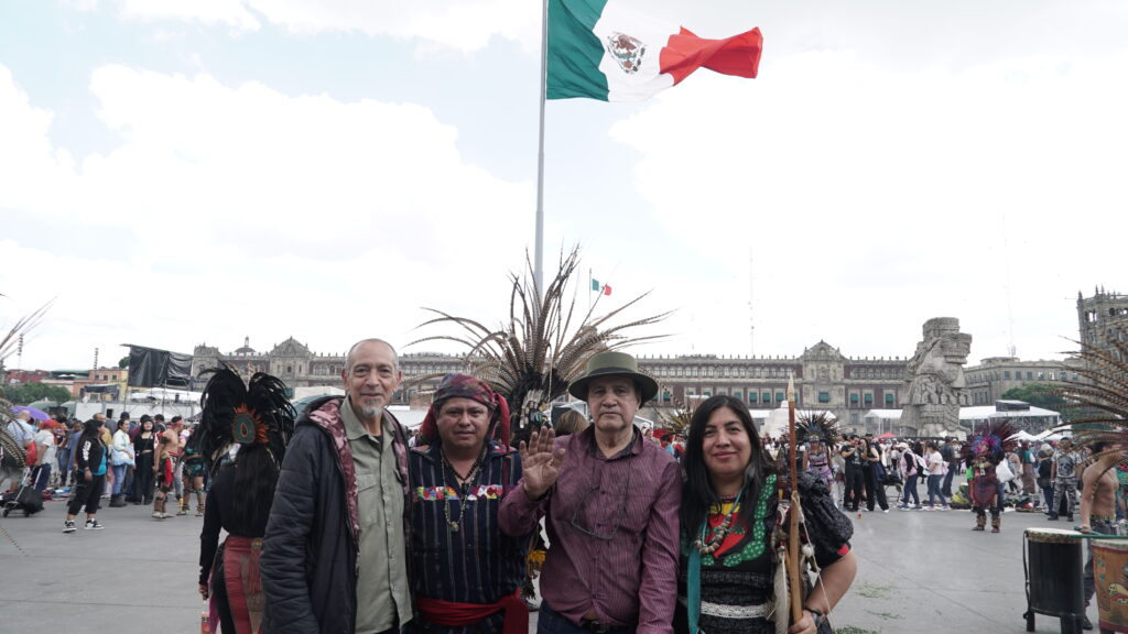 Miembros del Grupo Japsun y Tlahtokan del Anahuac